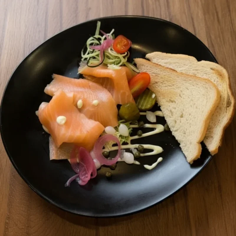 Gerookte Zalm met Toast