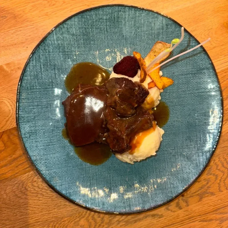 Witte asperges met Stoofvlees